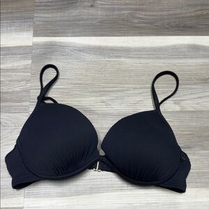 La Vien rose Aqua Black Women's bikini top size medium